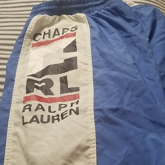 VINTAGE MENS RALPH LAUREN  CHAPS SWIM TRUNKS MED - Picture 3 of 7